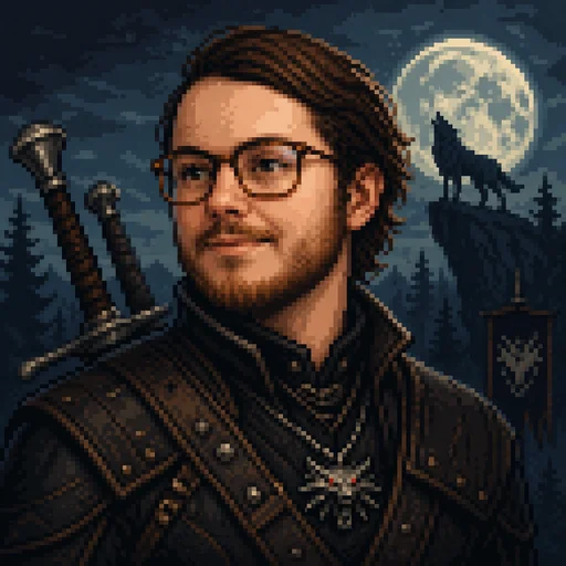 Pixel-art portrait of Matteo Da Venezia McCormack